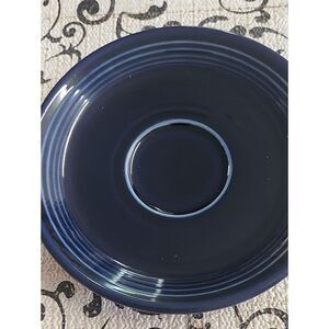 Homer Laughlin Deep Navy Ceramic Saucer